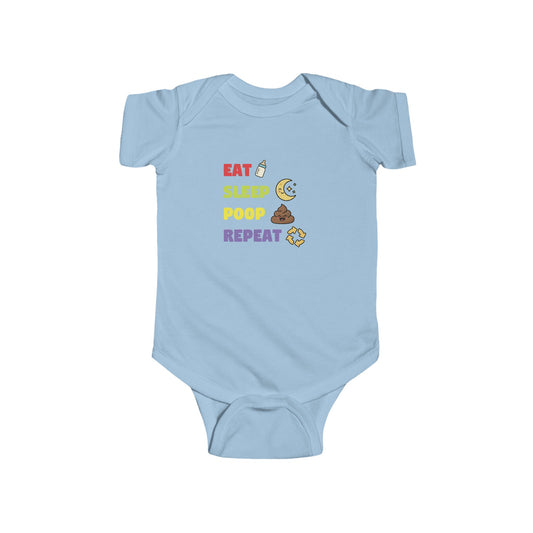 Baby Bodysuit - Eat, Sleep, Poop, Repeat