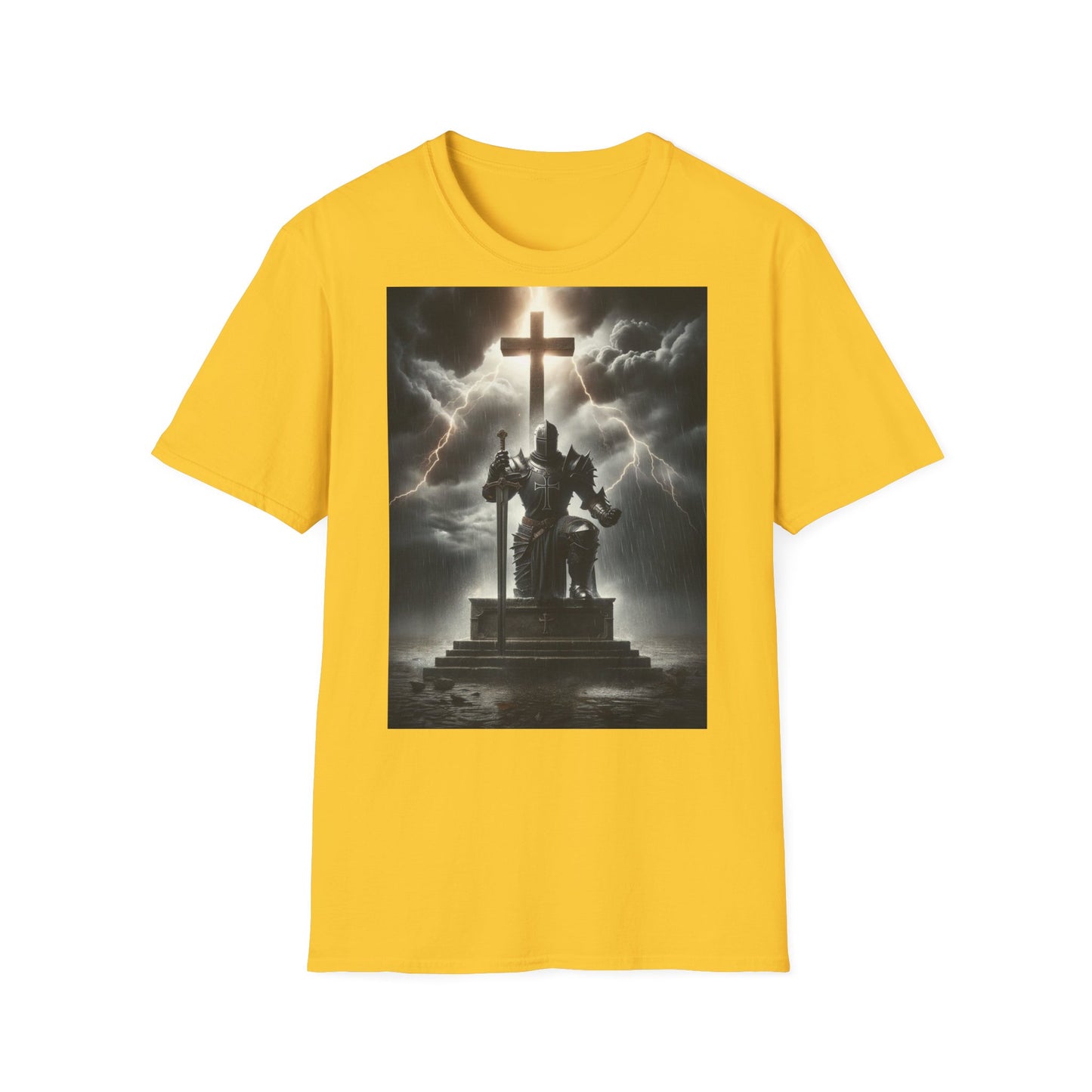 Graphic T-Shirt - The Knight guarding the cross
