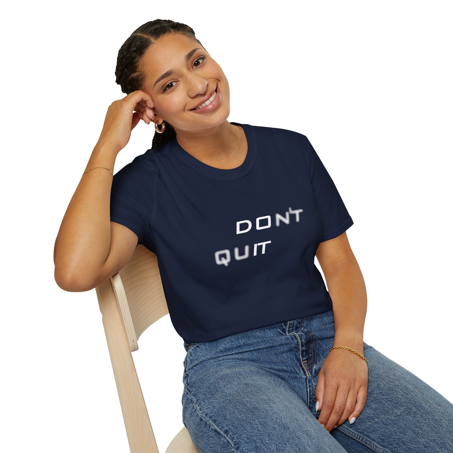 Graphic T-Shirt - Motivational Design - Don't quit