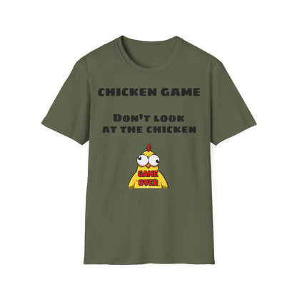 Unisex softstyle T-Shirt - Chicken game, don't look at the chicken