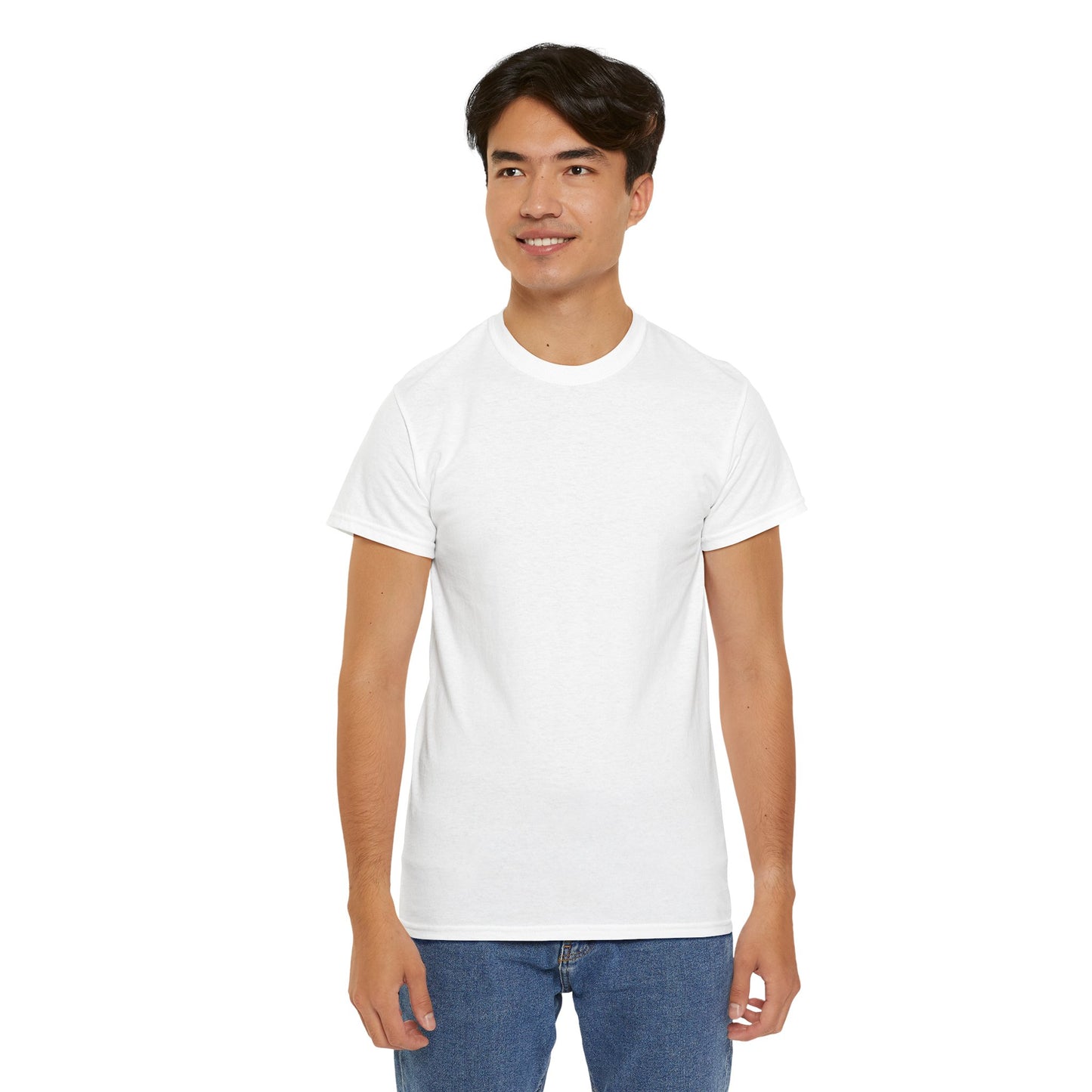 Unisex heavy Cotton Gym T-shirt - Less Talk, More Squat