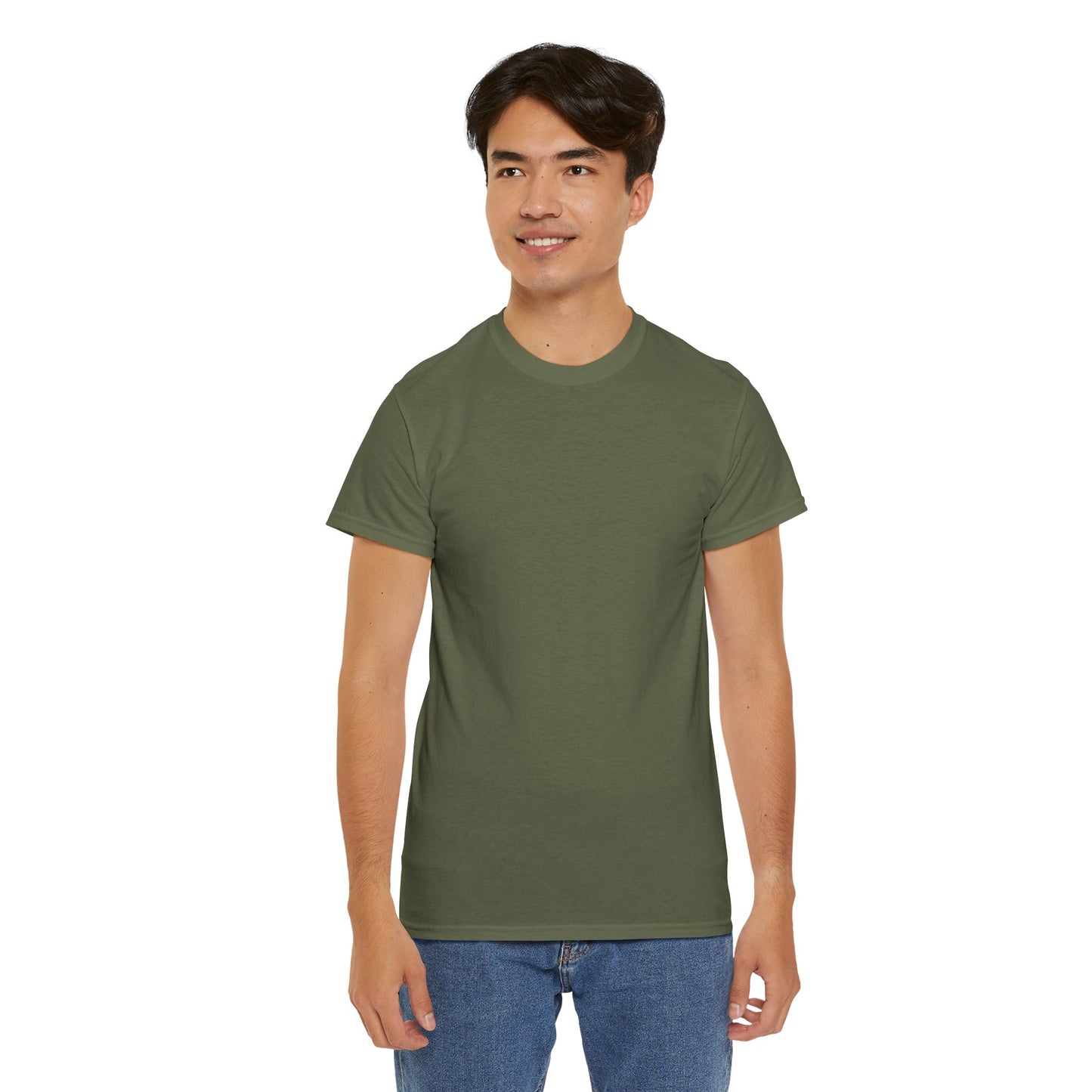 Unisex heavy Cotton Gym T-shirt - Less Talk, More Squat