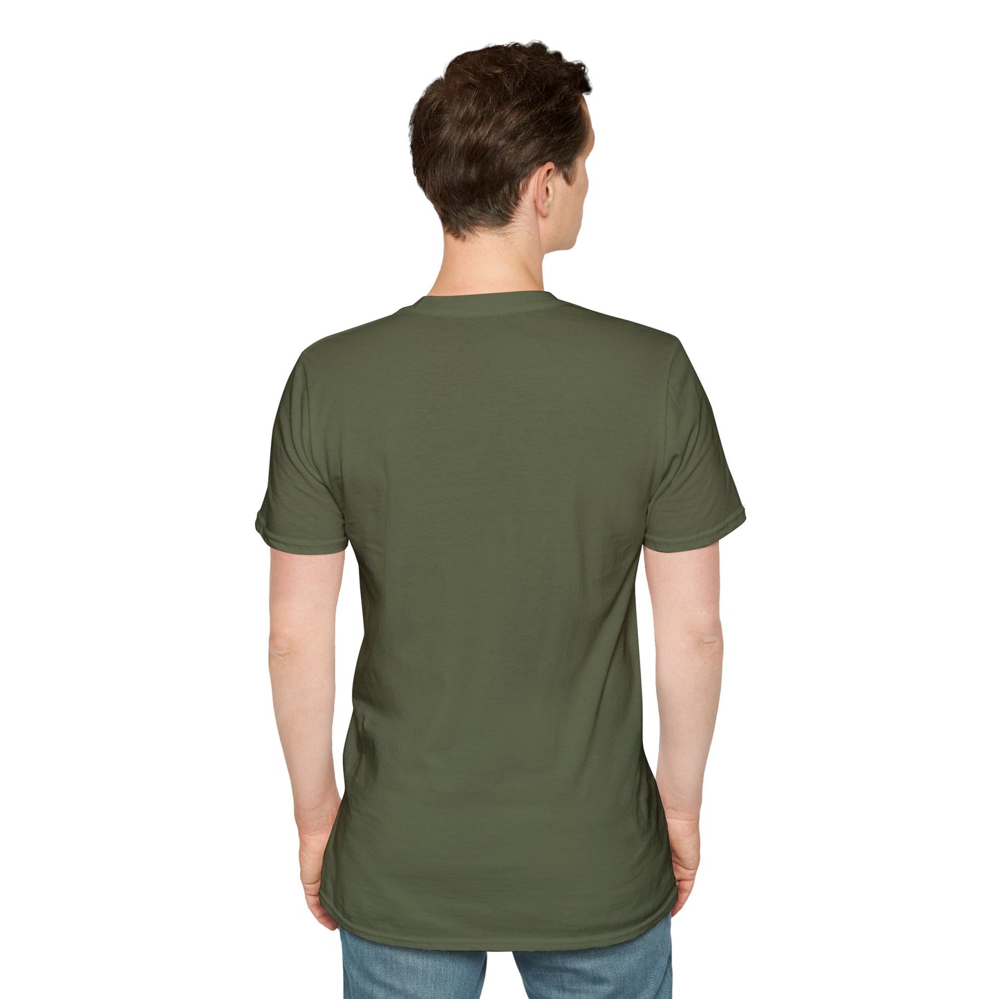 Unisex softstyle T-shirt - Chicken game, don't look at the chicken