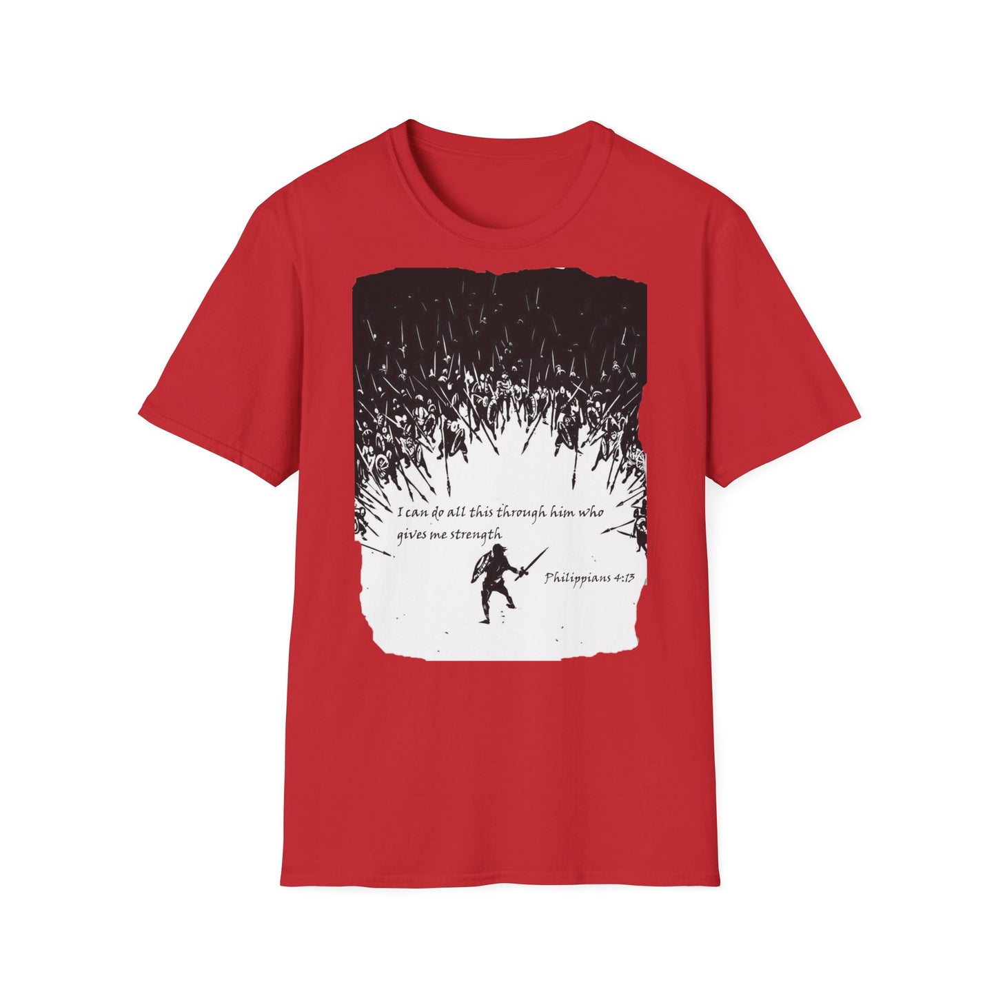 Christian Graphic T-Shirt - I can do all this through him who gives me strength