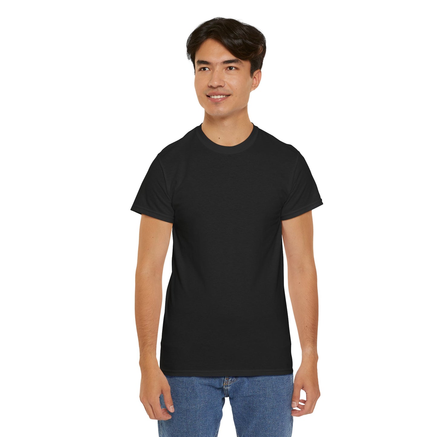 Unisex heavy Cotton Gym T-shirt - Less Talk, More Squat
