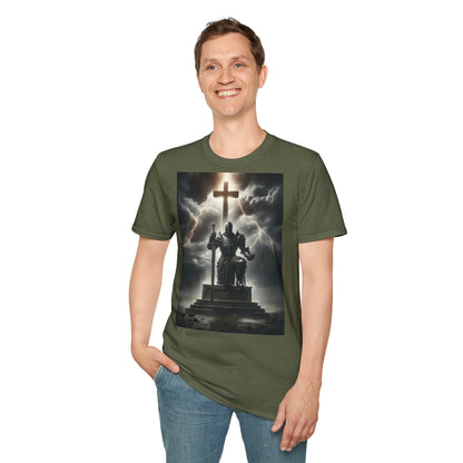 Graphic T-Shirt - The Knight guarding the cross