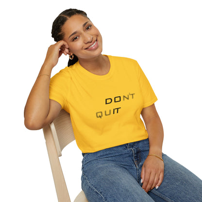 Graphic T-Shirt - Motivational Design - Don't quit