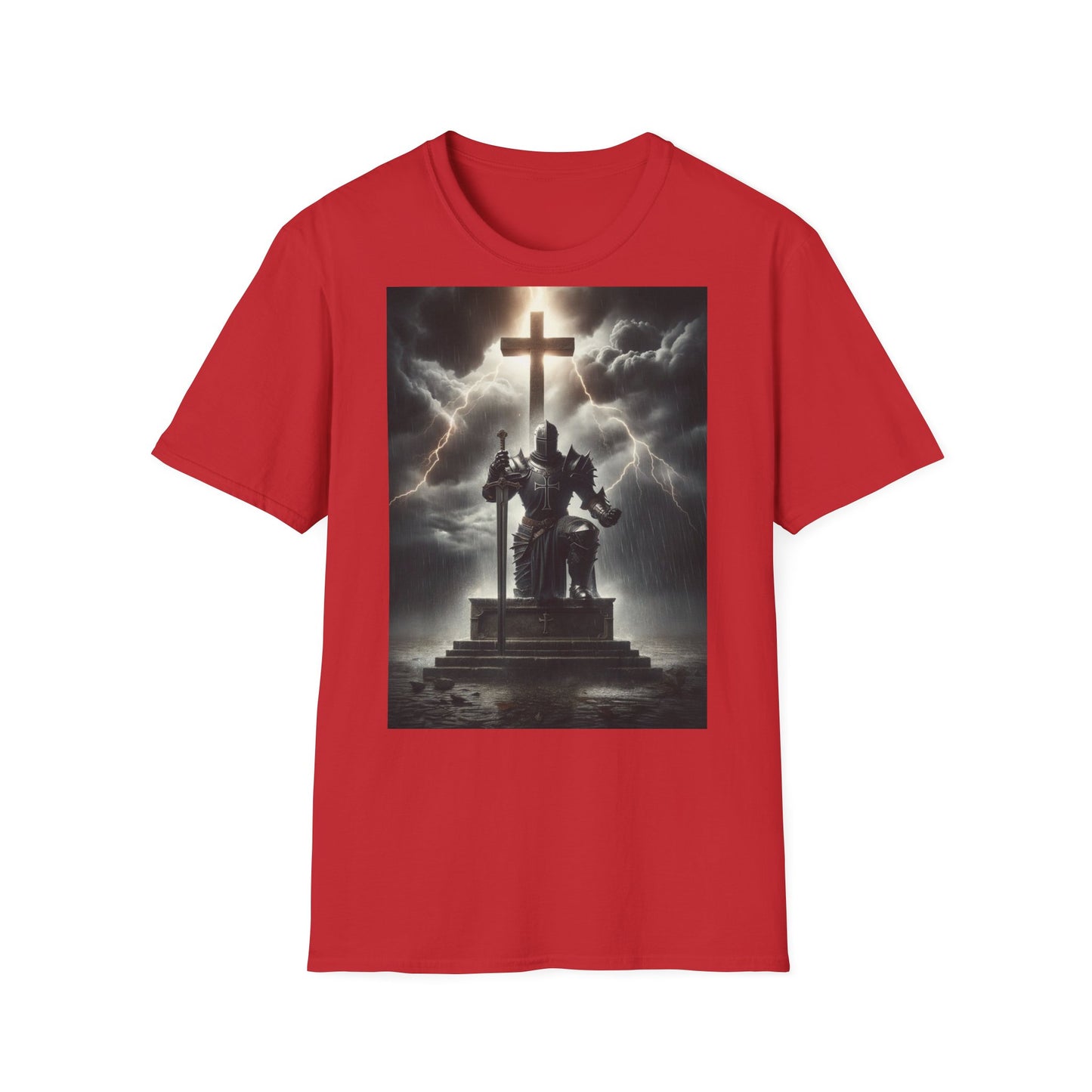 Graphic T-Shirt - The Knight guarding the cross