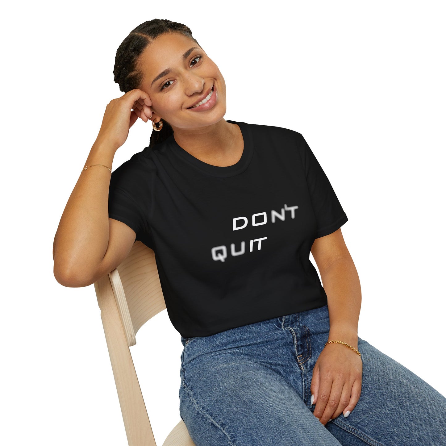 Graphic T-Shirt - Motivational Design - Don't quit
