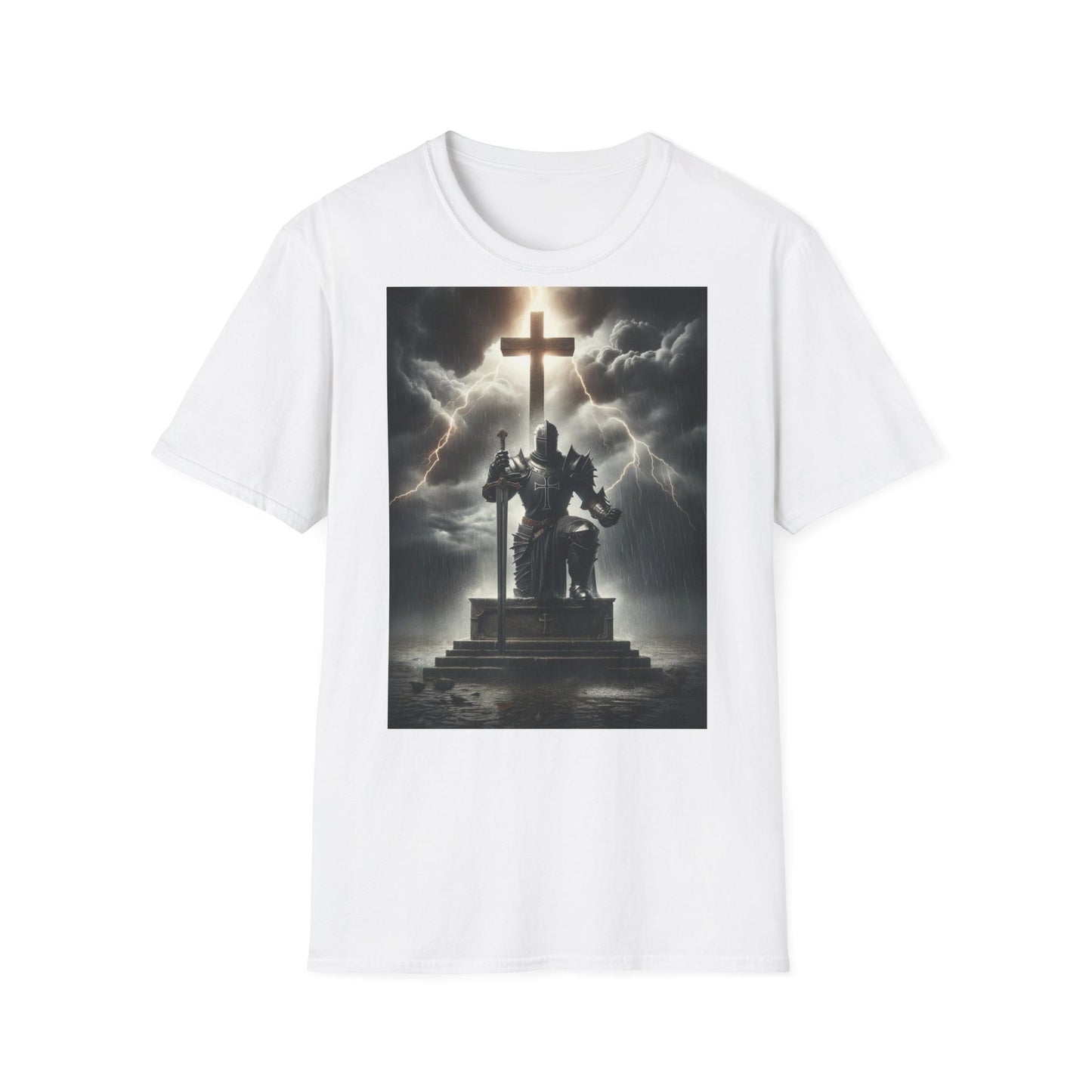 Graphic T-Shirt - The Knight guarding the cross