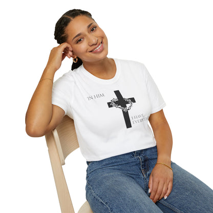 Christian Graphic T-Shirt - In him, I have everything