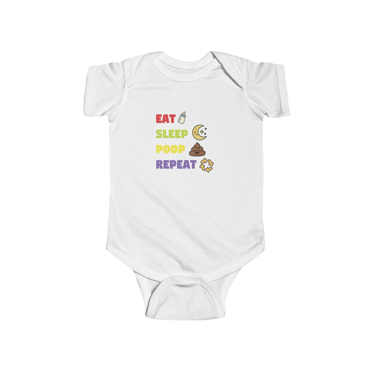 Baby Bodysuit - Eat, Sleep, Poop, Repeat
