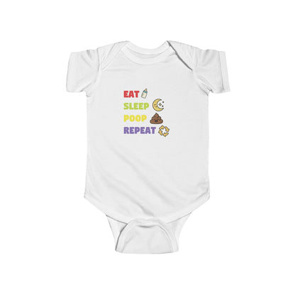 Baby Bodysuit - Eat, Sleep, Poop, Repeat
