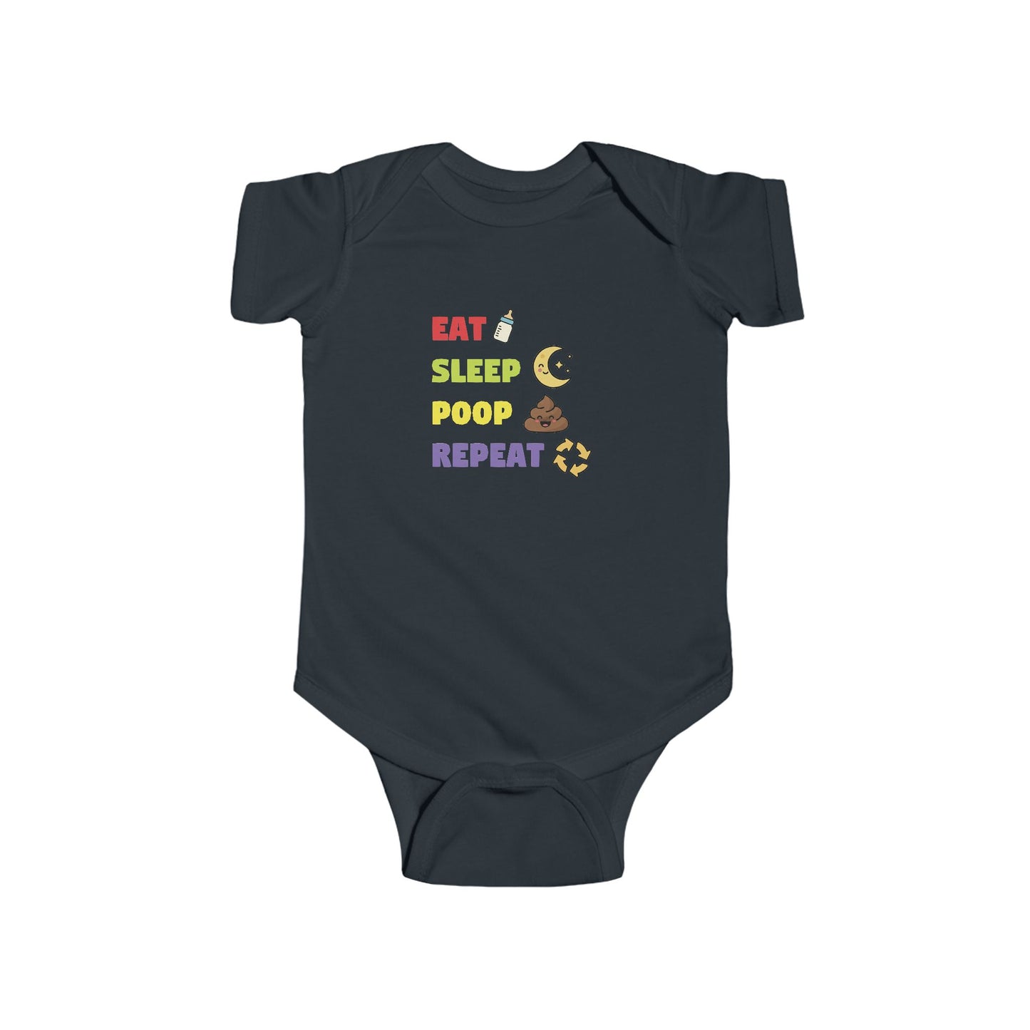 Baby Bodysuit - Eat, Sleep, Poop, Repeat