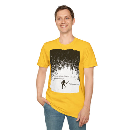 Christian Graphic T-Shirt - I can do all this through him who gives me strength