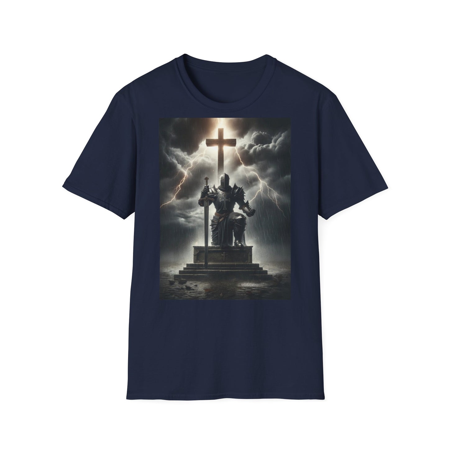 Graphic T-Shirt - The Knight guarding the cross