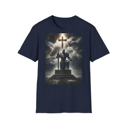 Graphic T-Shirt - The Knight guarding the cross